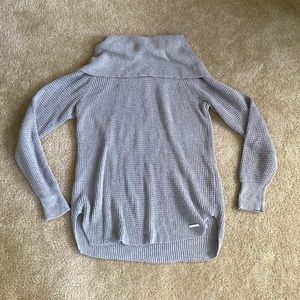 Michael Kors Grey Knit Cowlneck Sweater